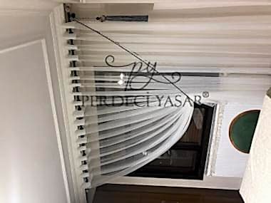 Mutfak Perdesi Beyaz Renkli Tül Perde