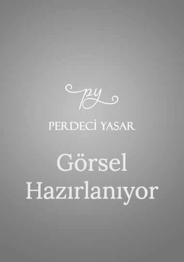 Salon Perdesi Gri Renkli Modern Tül Perde